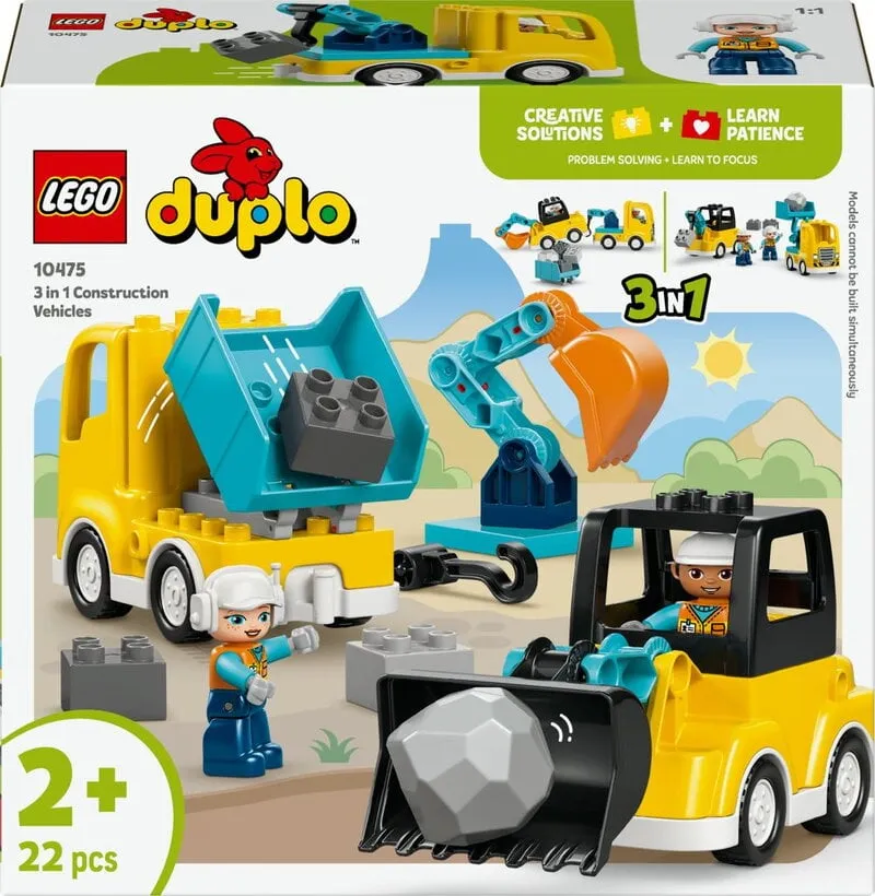 Alternativ bild 0 för LEGO DUPLO 10475 3 i 1 Byggfordon