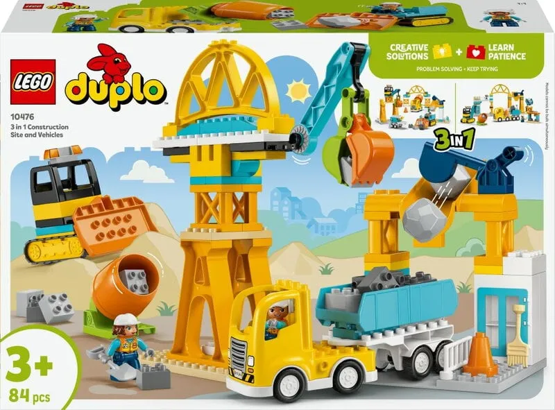 Alternativ bild 0 för LEGO DUPLO 10476 3 i 1 Byggarbetsplats och fordon