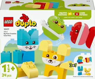 Produktfoto för LEGO DUPLO 10477 3 i 1 Kreativa söta husdjur