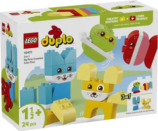Produktfoto för LEGO DUPLO 10477 3 i 1 Kreativa söta husdjur