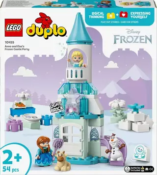 Produktfoto för LEGO DUPLO Annas och Elsas frostiga slottsparty 10455