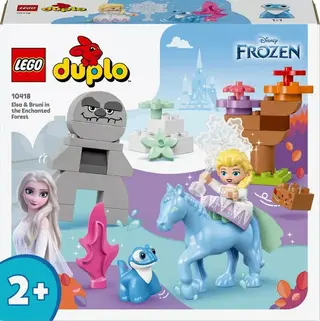 Produktfoto för LEGO DUPLO Disney 10418 Elsa och Bruni i den förtrollade skogen