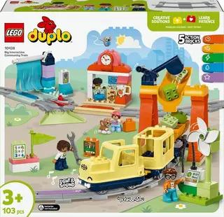 Produktfoto för LEGO DUPLO Town Stort interaktivt pendeltåg 10428