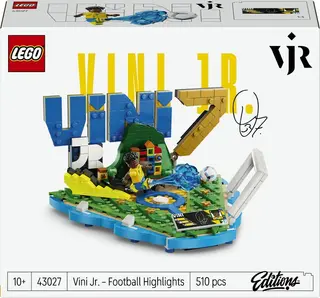 Produktfoto för LEGO Editions Football 43027 Vini Jr. – fotbollshöjdpunkter