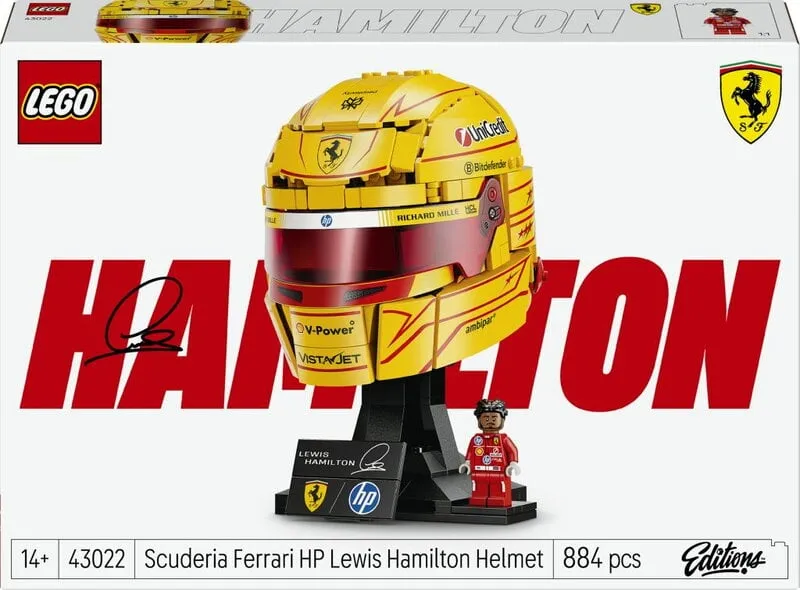 Alternativ bild 0 för LEGO Editions Formula 1 43022 Scuderia Ferrari HP Lewis Hamilton hjälm
