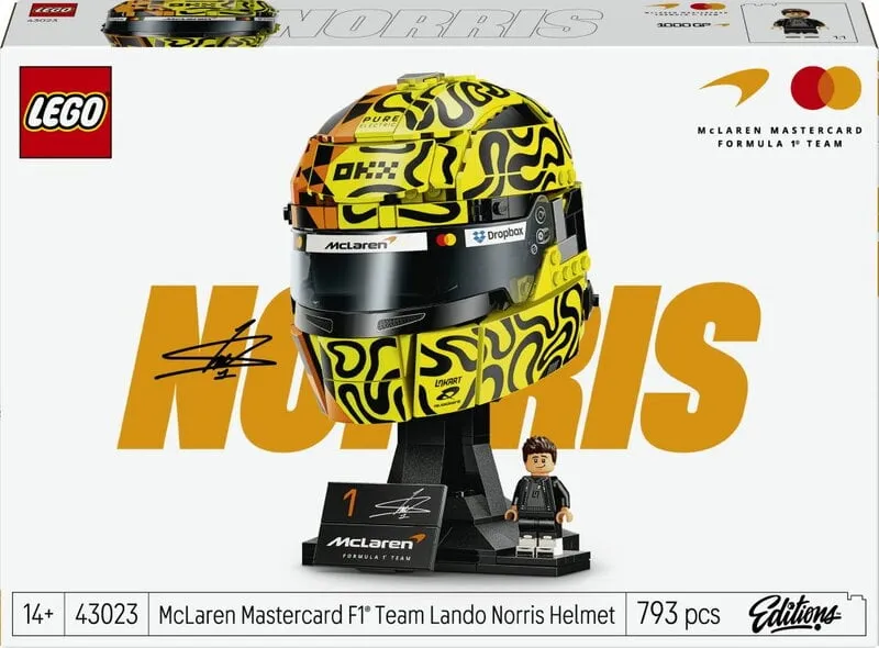 Alternativ bild 0 för LEGO Editions Formula 1 43023 McLaren Mastercard F1® Team Lando Norris Helmet