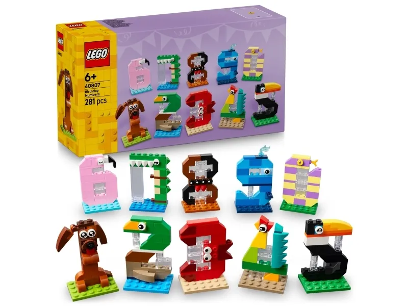 Alternativ bild 0 för LEGO Födelsedagssiffror 40807