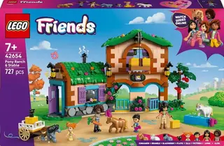 Produktfoto för LEGO Friends 42654 Ponnygård & stall