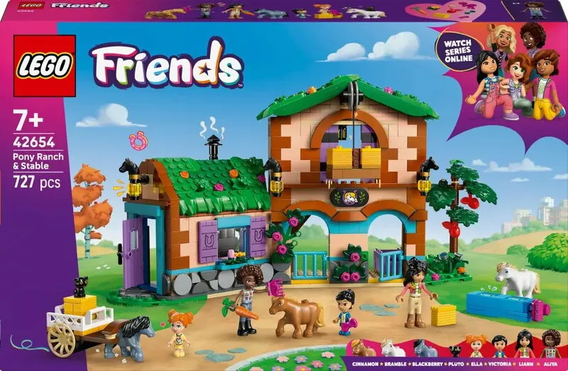 Alternativ bild 0 för LEGO Friends 42654 Ponnygård & stall