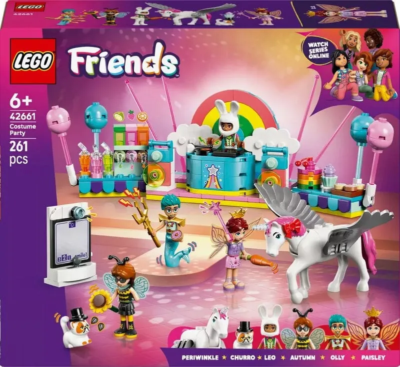 Alternativ bild 0 för LEGO Friends 42661 Maskeradfest med enhörning och älva