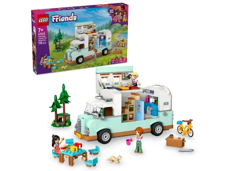 Alternativ bild 0 för LEGO Friends 42663 Vänskapsäventyr med husbil