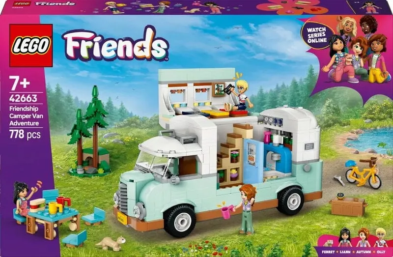 Alternativ bild 0 för LEGO Friends 42663 Vänskapsäventyr med husbil