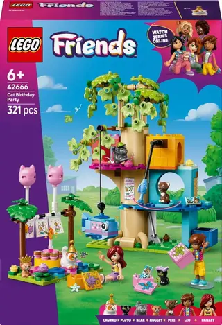 Produktfoto för LEGO Friends 42666 Kattkalas & trädkoja