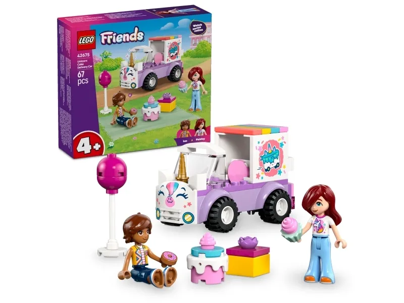 Alternativ bild 0 för LEGO Friends 42675 Enhörningsbil för tårtleveranser