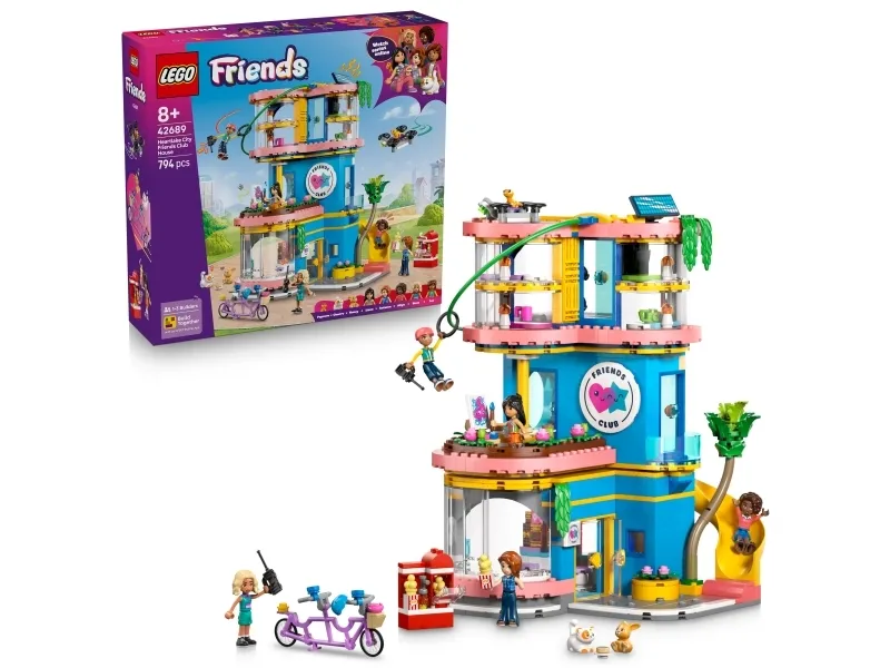 Alternativ bild 0 för LEGO Friends 42689 Vännernas klubbhus i Heartlake City