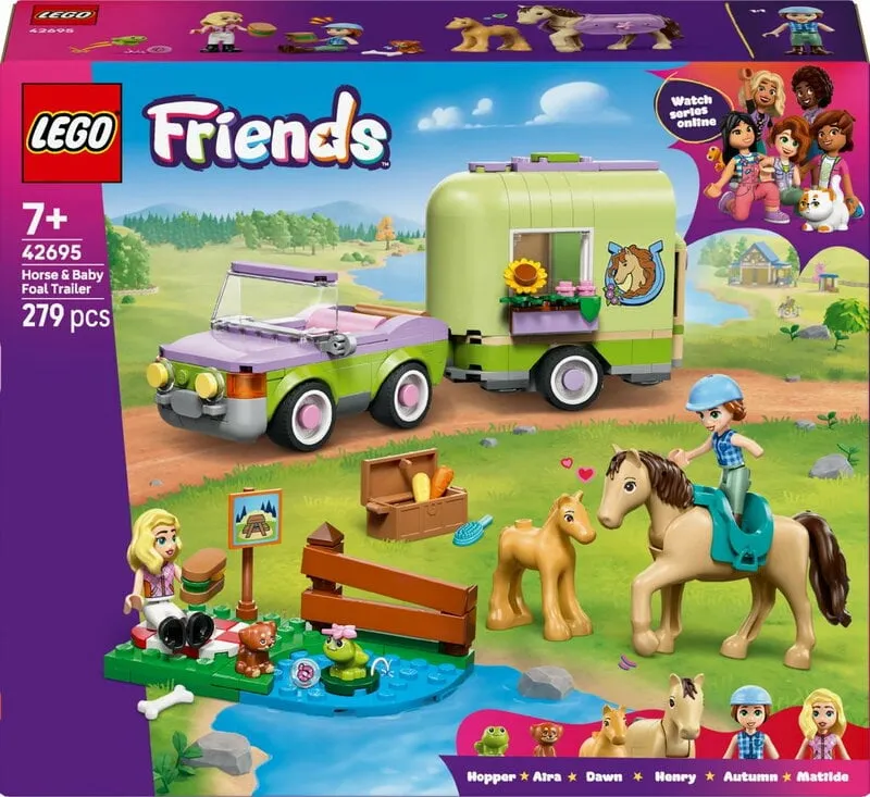 Alternativ bild 0 för LEGO Friends 42695 Släp med häst och föl