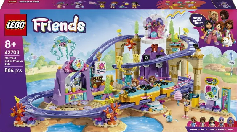 Alternativ bild 0 för LEGO Friends 42703 Bergochdalbana med sjöjungfrutema