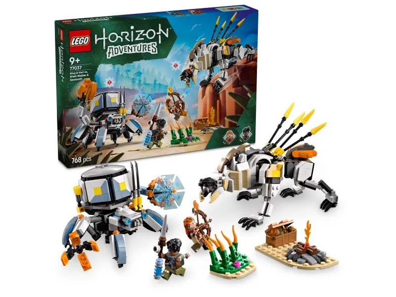 Alternativ bild 0 för LEGO Horizon Aloy och Varl mot Sköldkryp och Sågtand 77037