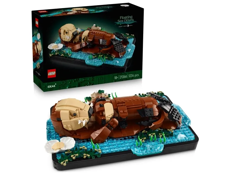 Alternativ bild 0 för LEGO Ideas 21366 Floating Sea Otters