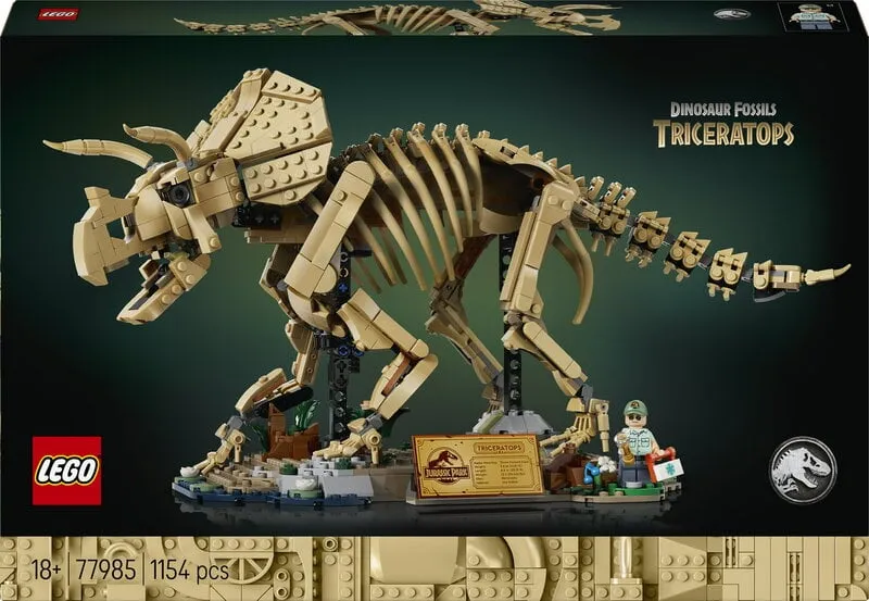 Alternativ bild 0 för LEGO Jurassic World 77985 Dinosauriefossiler: triceratops