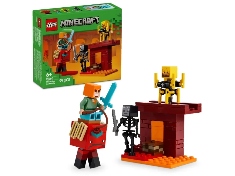 Alternativ bild 0 för LEGO Minecraft 21266 Lavastriden i Nether