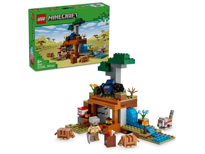 Alternativ bild 0 för LEGO Minecraft 21269 Expeditionen till bältdjursgruvan