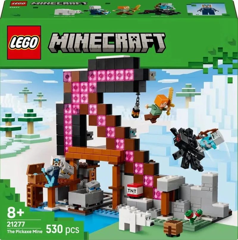 Alternativ bild 0 för LEGO Minecraft 21277 Spetshackegruvan