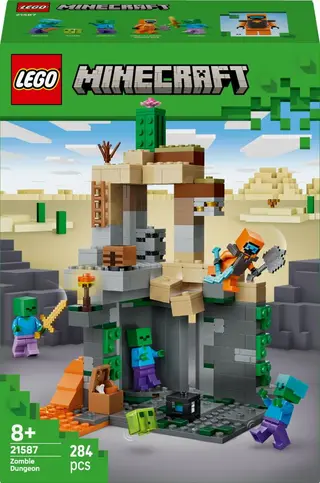 Produktfoto för LEGO Minecraft 21587 Zombiehåla