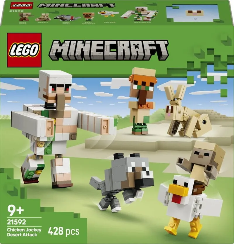 Alternativ bild 0 för LEGO Minecraft 21592 Ökenattack med hönsryttare