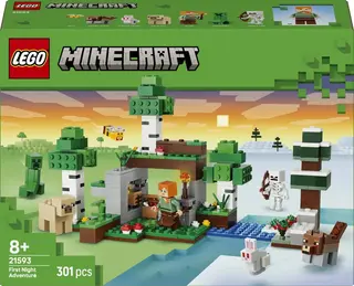 Produktfoto för LEGO Minecraft 21593 Första nattens äventyr
