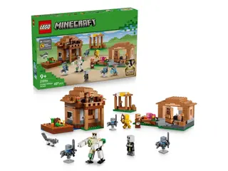 Produktfoto för LEGO Minecraft 21596 Byattack med uppväckare