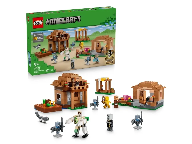 Alternativ bild 0 för LEGO Minecraft 21596 Byattack med uppväckare