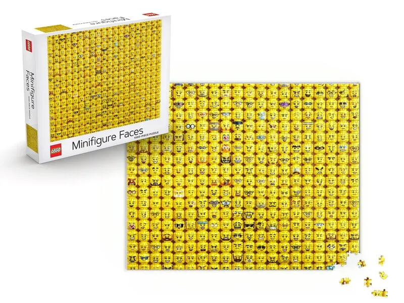 Alternativ bild 0 för Lego Minifigure Faces Pussel 1000-bitar