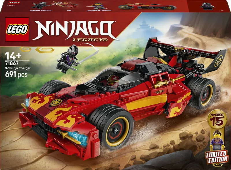 Alternativ bild 0 för LEGO Ninjago 71867 X-1 X-1 Ninjabil - 15-årsjubileum