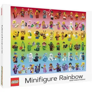 Produktfoto för LEGO Pussel 1000 bitar - Minifigurer regnbåge