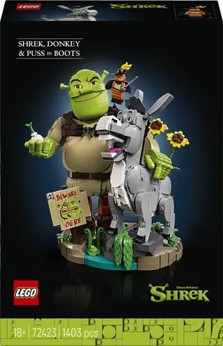 Produktfoto för LEGO Shrek 72423 Shrek, Åsnan och Mästerkatten