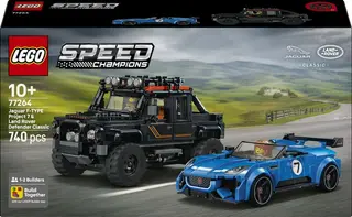 Produktfoto för LEGO Speed Champions 77264 Jaguar Project 7 & Land Rover Defender - 77264
