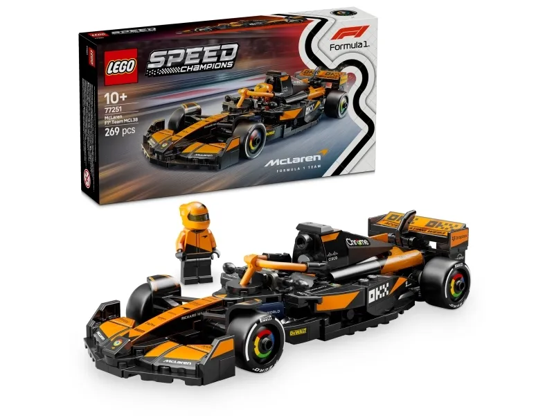 Alternativ bild 0 för LEGO Speed Champions McLaren F1 Team MCL38 racerbil 77251