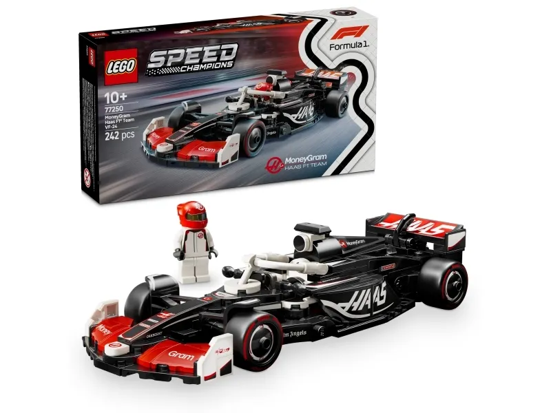 Alternativ bild 0 för LEGO Speed Champions MoneyGram Haas F1 Team VF-24 racerbil 77250