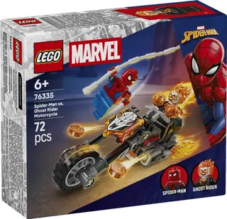 Produktfoto för LEGO Super Heroes Marvel 76335 Spider-Man mot Ghost Rider på motorcykel