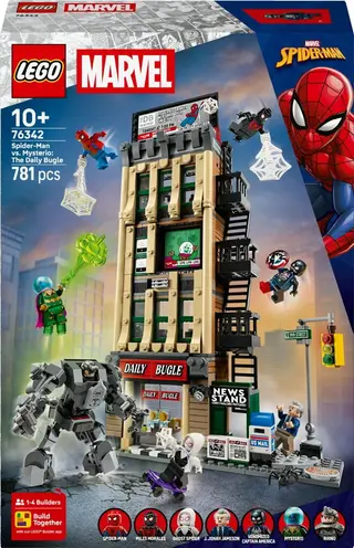 Produktfoto för LEGO Super Heroes Marvel 76342 Spider-Man mot Mysterio: Daily Bugle