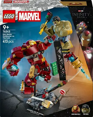 Produktfoto för LEGO Super Heroes Marvel 76343 Episk strid: Hulkbuster mot Hulk