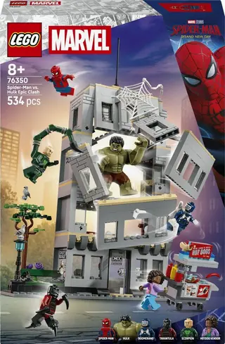 Produktfoto för LEGO Super Heroes Marvel 76350 Episk sammandrabbning med Spider-Man mot Hulk