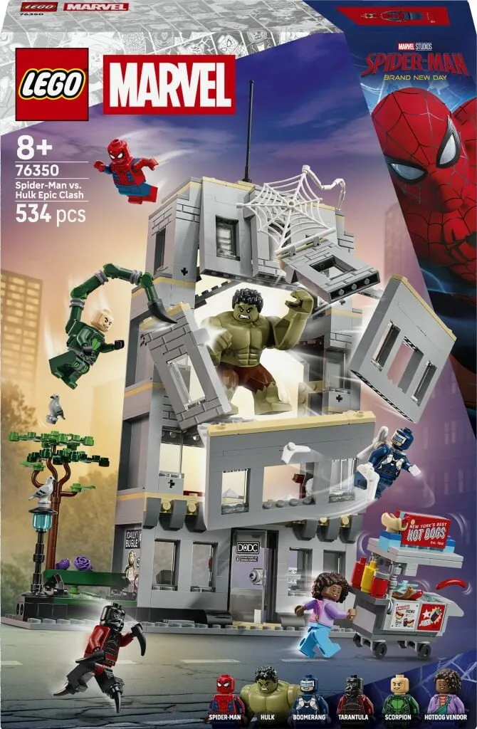 Alternativ bild 0 för LEGO Super Heroes Marvel 76350 Episk sammandrabbning med Spider-Man mot Hulk