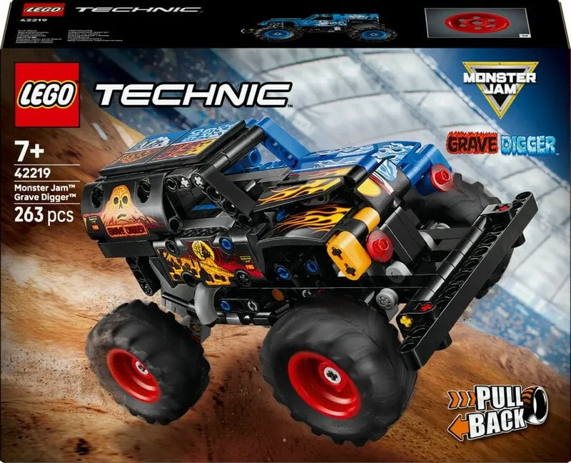 Alternativ bild 0 för LEGO Technic 42219 Monster Jam™ Grave Digger™ eld och is