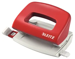 Produktfoto för Leitz 5058 - Hålslag - 10 ark / 1 mm - plast, metall - röd