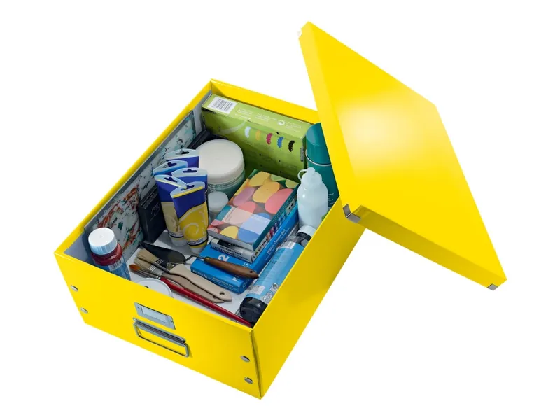Alternativ bild 0 för Leitz Click & Store WOW Large - Förvaringsbox - för A3 - gul