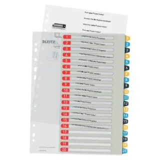 Produktfoto för Leitz Cosy 1-20 Register PP