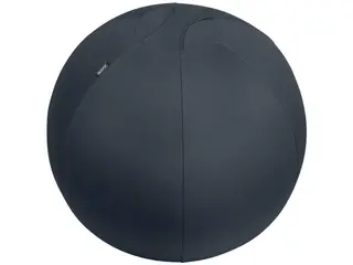 Produktfoto för Leitz Ergo Active - Bollstol - ergonomisk - fabric cover - mörkgrå