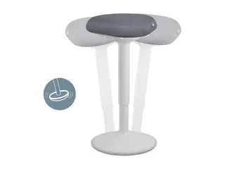 Produktfoto för Leitz Ergo Active Standing Stool with Comfort Seat Grey
